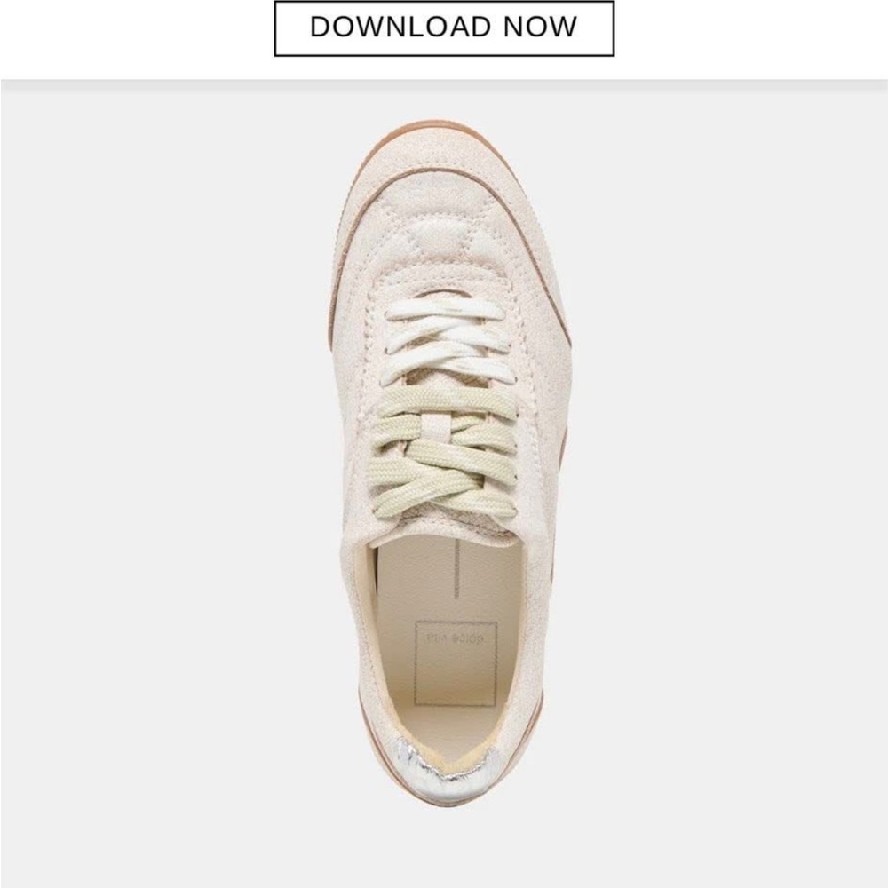 Women's Cream Sneakers